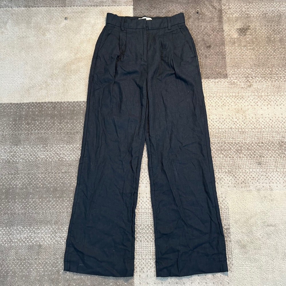 Abercrombie & Fitch Sloane Tailored Linen Pants